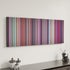 Sing canvas art in modern interior - movie color palette