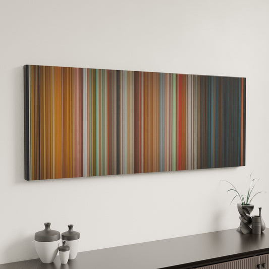 Minimal interior design with Friday Frome on the wall