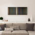 Collateral canvas print in living room - film wall decor