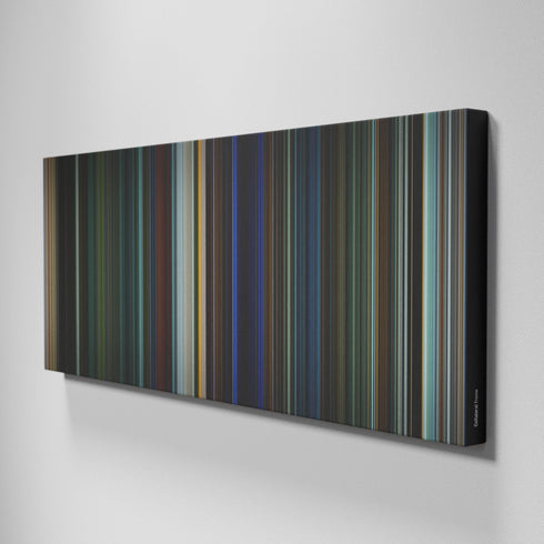 Side view of Buff's of Collateral Frome on the wall