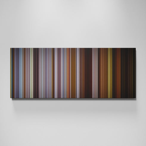 Training Day movie canvas wall art - color palette print