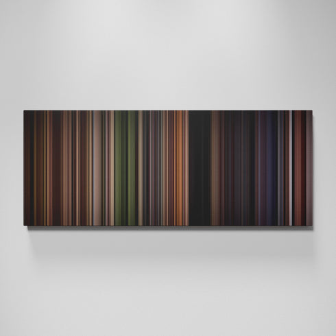 Stalker movie canvas wall art - color palette print