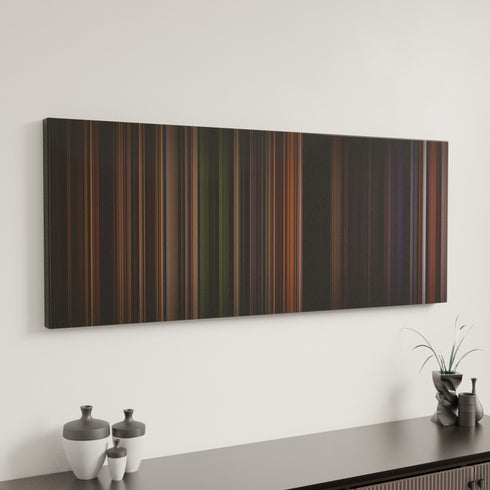 Stalker canvas art in modern interior - movie color palette