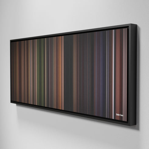 Side view of Framed Buff's of Stalker Frome on the wall