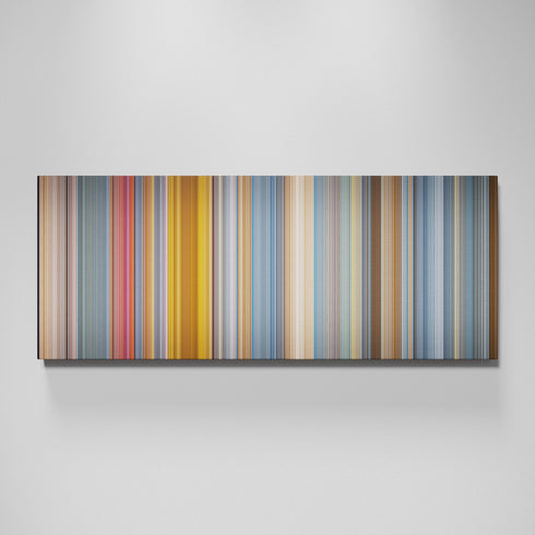 Austin Powers in Goldmember movie canvas wall art - color palette print