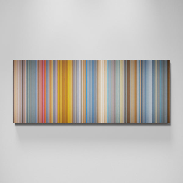 Austin Powers in Goldmember movie canvas wall art - color palette print