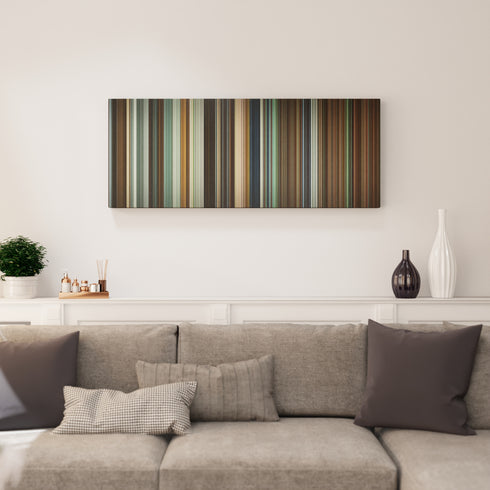 Warrior canvas print in living room - film wall decor