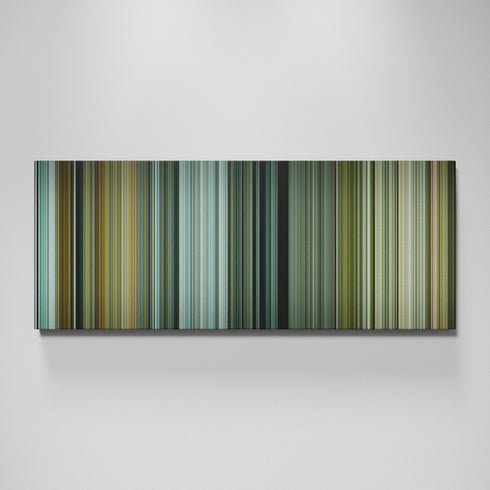 Train to Busan movie canvas wall art - color palette print