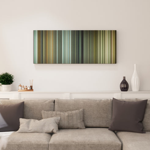 Train to Busan canvas print in living room - film wall decor