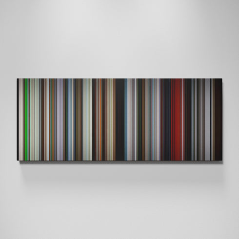Paris, Texas movie canvas wall art - color palette print