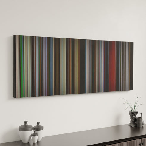 Paris, Texas canvas art in modern interior - movie color palette