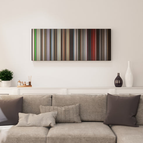 Paris, Texas canvas print in living room - film wall decor