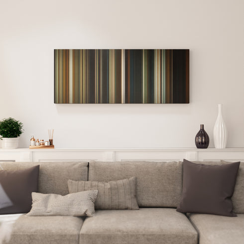 Hereditary canvas print in living room - film wall decor