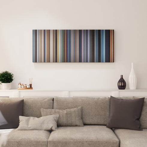 Living room interior with AI-Artificial-Intelligence Frome on the wall