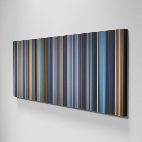 Side view of Basic of AI-Artificial-Intelligence Frome on the wall