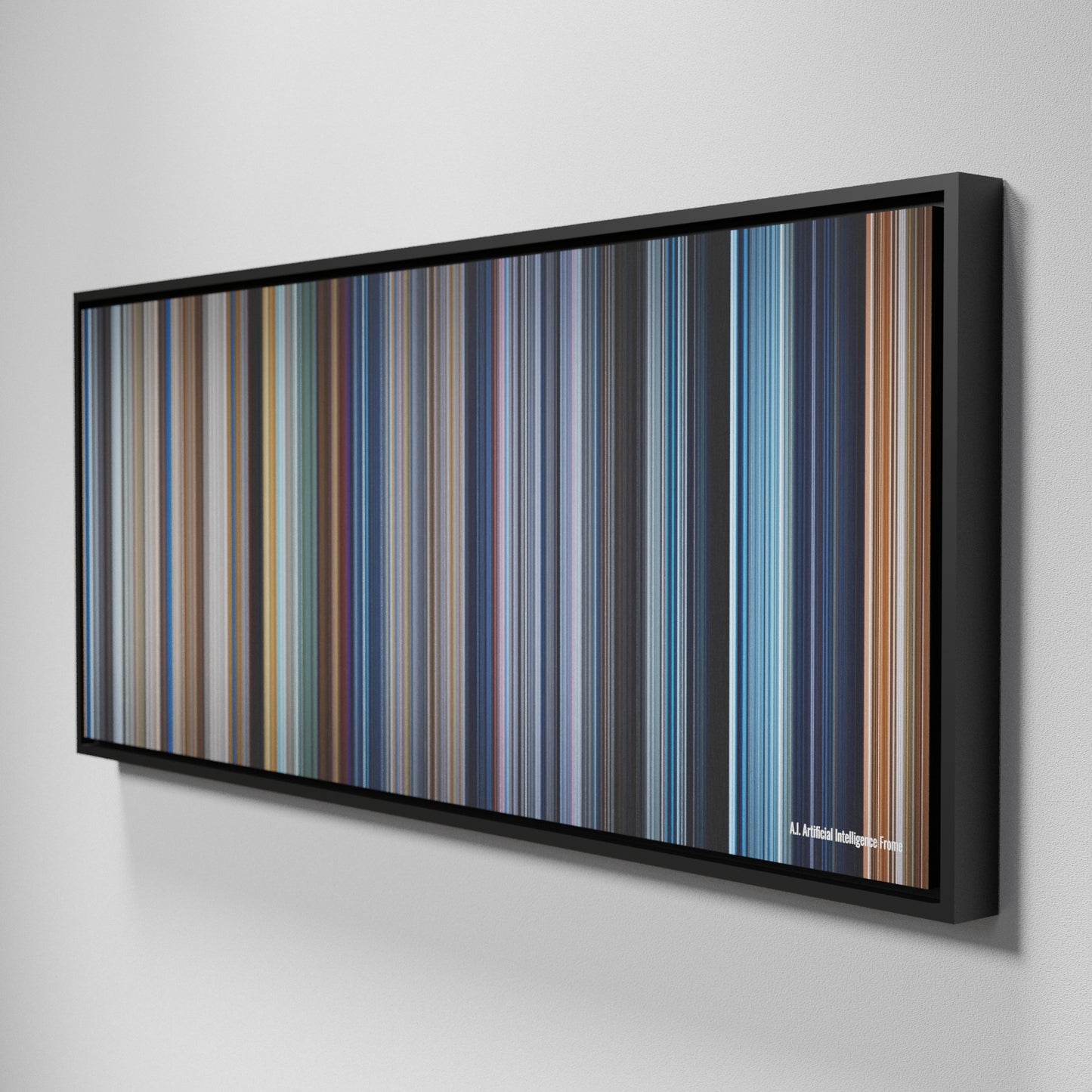 Side view of Framed Buff's of AI-Artificial-Intelligence Frome on the wall