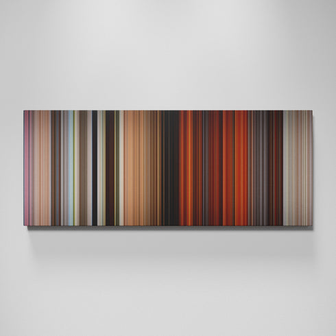 Indiana Jones and the Temple of Doom movie canvas wall art - color palette print
