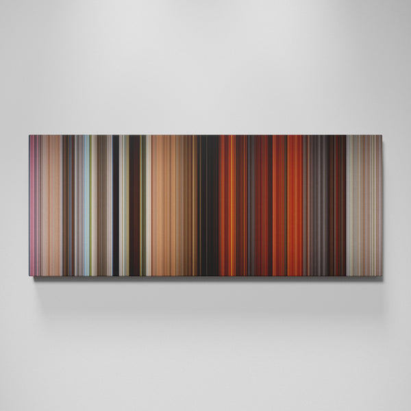 Indiana Jones and the Temple of Doom movie canvas wall art - color palette print