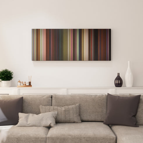 Living room interior with Shrek-2 Frome on the wall