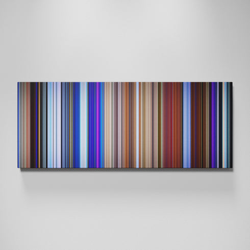 Soul movie canvas wall art - color palette print
