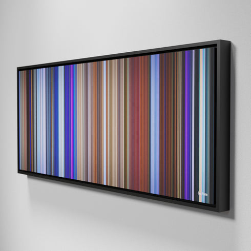 Side view of Framed Buff's of Soul Frome on the wall