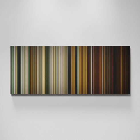 Zombieland movie canvas wall art - color palette print