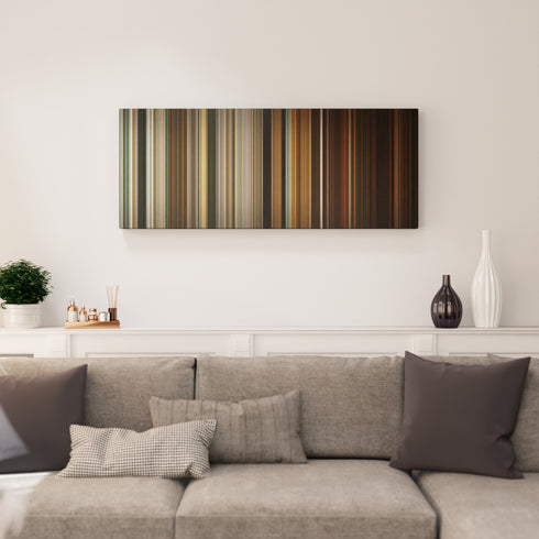 Zombieland canvas print in living room - film wall decor
