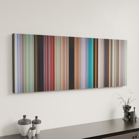 Ice Age canvas art in modern interior - movie color palette
