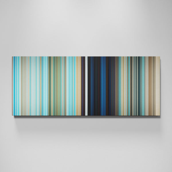 Ice Age: The Meltdown movie canvas wall art - color palette print