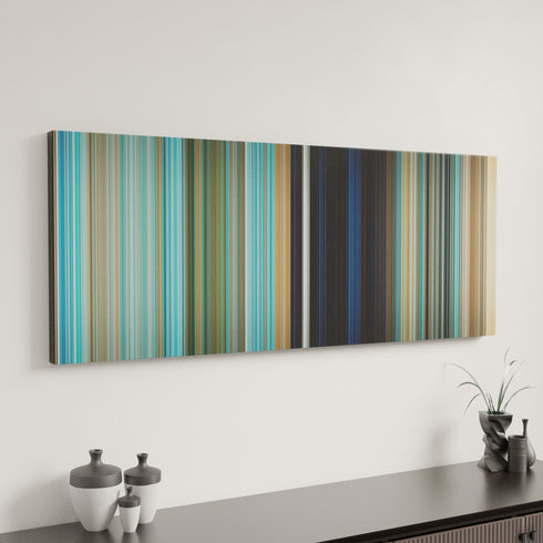 Ice Age: The Meltdown canvas art in modern interior - movie color palette