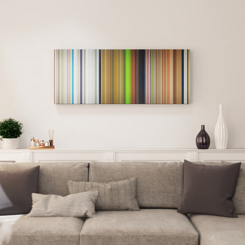 Living room interior with Ice-Age-Dawn-of-the-Dinosaurs Frome on the wall