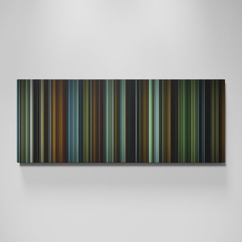 The Age of Adaline movie canvas wall art - color palette print