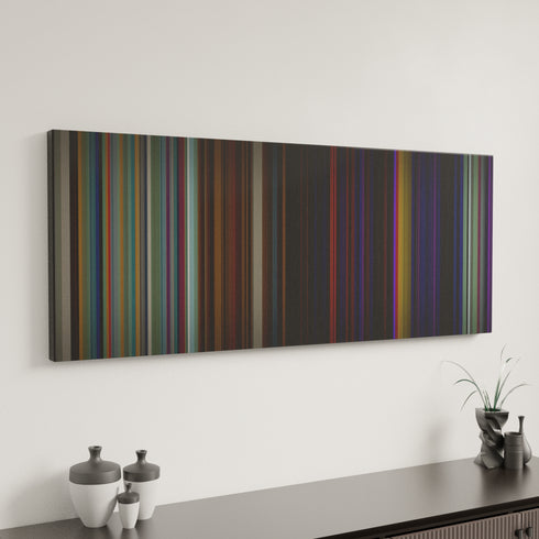 Minimal interior design with J-Balvin-Willy-William-Mi-Gente Frome on the wall