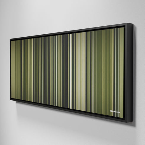 Side view of Framed Buff's of Adele-Hello Frome on the wall