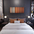 Bedroom interior with Fifth-Harmony-Work-from-Home Frome on the wall
