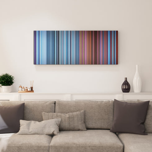 Living room interior with Daddy-Yankee--Snow-Con-Calma Frome on the wall