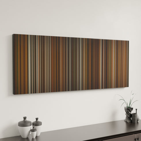 Minimal interior design with Eminem-Love-The-Way-You-Lie Frome on the wall