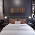 Bedroom interior with Eminem-Love-The-Way-You-Lie Frome on the wall