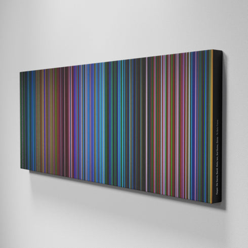 Side view of Buff's of Casper-Nio-Garcia-Darell-Nicky-Jam-Bad-Bunny-Ozuna-Te-Bote Frome on the wall