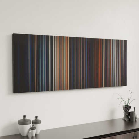 Minimal interior design with Ellie-Goulding-Love-Me-Like-You-Do Frome on the wall