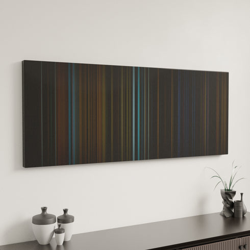 Minimal interior design with Shawn-Mendes-Treat-You-Better Frome on the wall