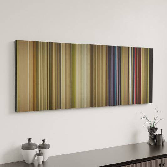 Minimal interior design with Avicii-Wake-Me-Up Frome on the wall