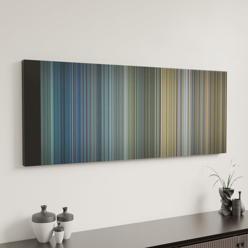 Minimal interior design with LMFAO-Party-Rock-Anthem Frome on the wall