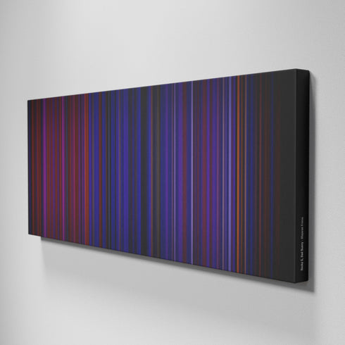 Side view of Buff's of Becky-G-Bad-Bunny-Mayores Frome on the wall