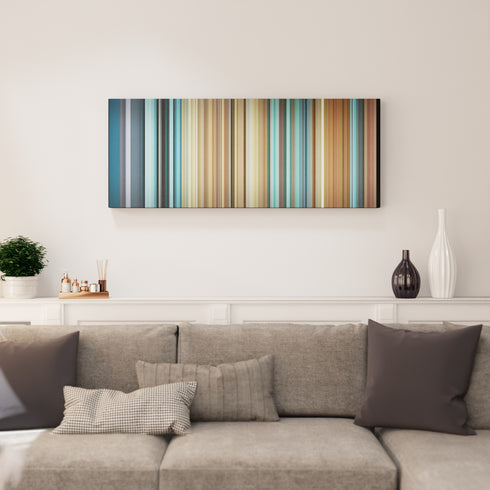 Living room interior with Becky-G-Natti-Natasha-Sin-Pijama Frome on the wall