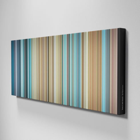 Side view of Buff's of Becky-G-Natti-Natasha-Sin-Pijama Frome on the wall