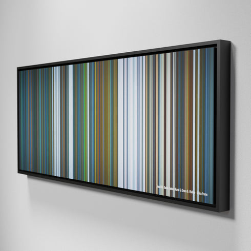 Side view of Framed Buff's of Anuel-AA-Daddy-Yankee-Karol-G-Ozuna--J-Balvin-China Frome on the wall