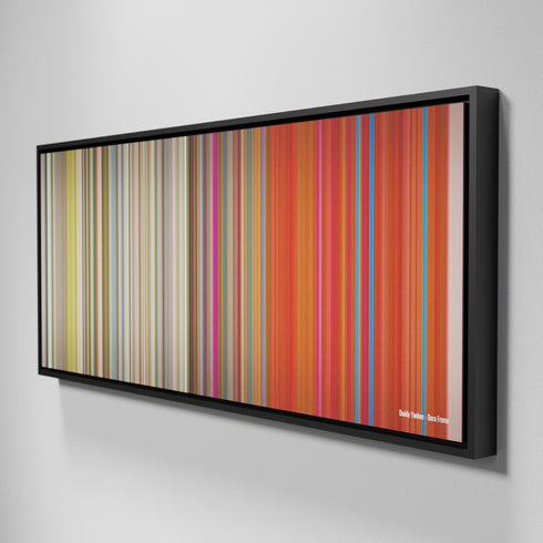 Side view of Framed Buff's of Daddy-Yankee-Dura Frome on the wall