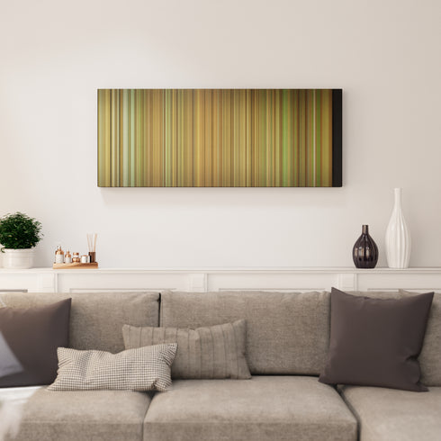 Living room interior with The-Chainsmokers-Dont-Let-Me-Down Frome on the wall