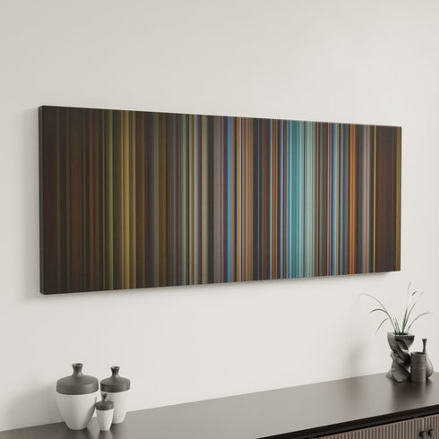 Minimal interior design with Maluma-Felices-los-4 Frome on the wall